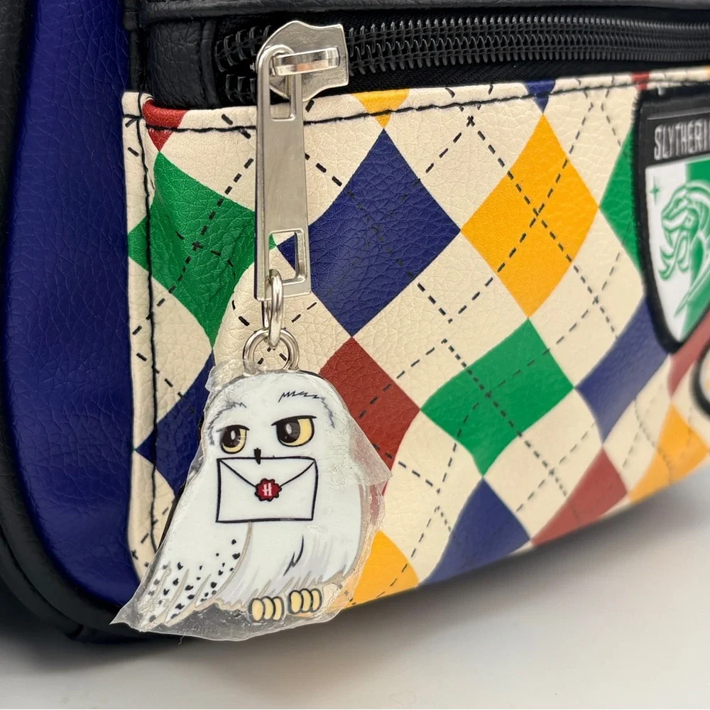 Harry Potter Hogwarts Patch Mini Backpack - Argyle Print